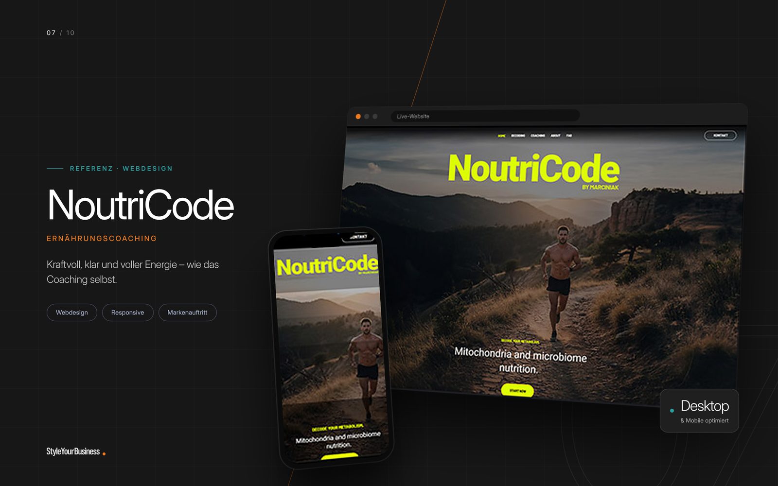 Website für NoutriCode