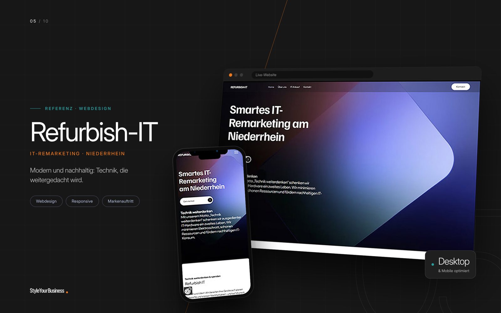 Website für Refurbish-IT